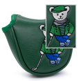 thumbnail image 1 of Golf Mallet Putter Head Cover para golfistas PU Moda Golf Protector Protector Verde Sharpla Cubierta de putter de mazo de golf, 1 of 8