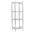 thumbnail image 5 of Linon Pinnacle Chrome and Glass Shelf, Four Spacious Shelves, 5 of 11