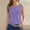 B17 Purple Womens Tank Tops Clearance Under $5, variant on Cagogo Ladies Casual Tank Tops Under $5 Sleeveless Solid Color Scoop Neck Button Front Cami Tshirt Basic Trendy Summer Tanks Clothes Birthday Gift