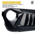 thumbnail image 3 of Parrilla frontal Xprite Black Widow para Jeep Wrangler JL JT, 3 of 7