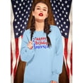 thumbnail image 2 of Happy Birthday America. Sweatshirt Women -Image by Shutterstock, Female 4X-Large, 2 of 4