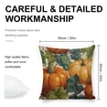 thumbnail image 2 of pumpkins leaveslinen toss pillowcase decoration pillowcase gifting preferred 20x20inch cushion cover sofa pillowcase sofa bedroom living room car, 2 of 8