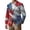 Deep Red, variant on Usa Flag Print Blazer for Men Patriotic 1776-2026 Lightweight Suit Jacket Corduroy Fashion Coats Button Long Sleeve Clothing Red M