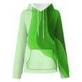 thumbnail image 4 of VEKDONE Outdoor Hoodie Sweatshirts for Women 2025 Clearance Sale Long Sleeve Tie-Dye Pullover Top with Pockets Teen Girl Fall Loose Fit Y2K Sweatshirt Green S, 4 of 5