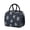 Black-18, variant on Lunch Bag Lunch Box for Women Reusable Insulated Lunch Bags,Water-Resistant SeaTurtle in Line Art Style Hand Drawn Blue Cooler Lunch Tote Bag, Large Capacity for Work Travel Picnic