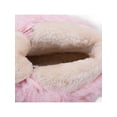 thumbnail image 5 of Tenmix Women Snow Boots Lace Up Hidden Wedge Booties Faux Fur Winter Boot Plush Lined Ankle Bootie Outdoor Slip Resistant Lightweight Shoes Pink 7, 5 of 9