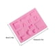 thumbnail image 4 of Inteprter Fondant Cake Mold Postre Molde Chocolate Sugarcraft Decoración Moldes Galleta Bakeware Candy Baking for Bakery Pink Type3 NO3, 4 of 6