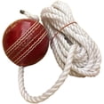 thumbnail image 3 of Hanging Ball for Practice, Knocking & Training | Hanging Season Ball with Rope I Ball with a cord Cricket Hanging Ball Made in India |Sports Leather Match Practice Hanging Cricket Ball Red, 3 of 4