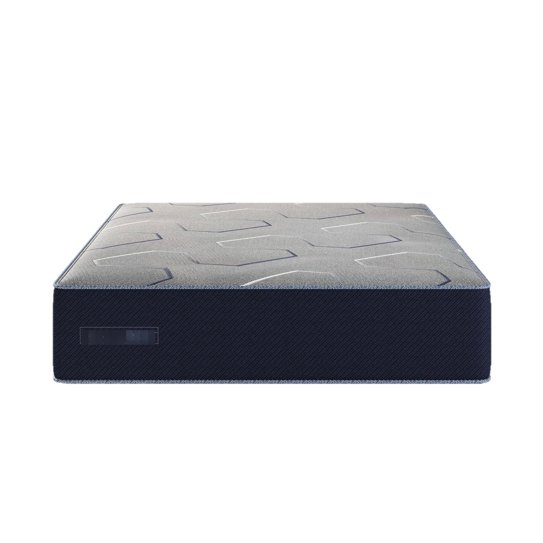 Superior Foam Mattress, King - Gen Comfort Mattress Firm. Stay Cool And Rejuvenate With Dual Cooling. Gel Memory For A Deep Sleep. Individually Wrapped Coils Minimal Motion. Support Foam. Navy Blue.