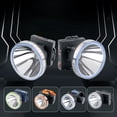 thumbnail image 4 of Faro LED de luz fuerte, batería de litio, recargable, linterna de cabeza de largo alcance, para pesca al aire libre, hogar, exterior, 4 of 4