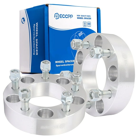 ECCPP Fits 1995-1999 for Chevy Tahoe 1996-2002 for Express 1500 1985-1999 for GMC C1500 Suburban 2X 1.5 inch 5 Lug Wheel Spacers 5x5 to 5x5 5x127mm to 5x127mm 1.5" 87.1mm CB with 14x1.5 Studs
