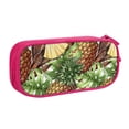thumbnail image 1 of Trousse à Crayons Grande Capacité, Motif Ananas Tropical Aquarelle Trousse à Crayons 2 Compartiments, 1 of 5