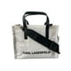 thumbnail image 2 of Bolsa Tote Small Karl Lagerfeld Nylon Ikon White, 2 of 6