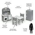 thumbnail image 4 of Badger Basket Gourmet Kitchen Furniture Set for 18" Dolls, Gray, 4 of 9