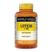 Mason Natural Lutein 6Mg Antioxidant Softgels, Cholesterol Free, 60 Ea, 3 Pack