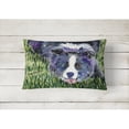 thumbnail image 2 of Dog Portrait/Landscape Painting Fabric Decorative Pillow, 2 of 3