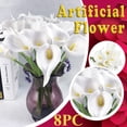 thumbnail image 3 of Ramo de flores artificiales de PU - Látex, 34cm largo, para centros de mesa con florero, decoración de hogar, boda, 3 of 8