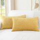 thumbnail image 1 of Chenchen Throw Pillow Covers Decorative 16 X 26 Inches Pack of 2 Cozy Chenille Cushion Cases for Couch Sofa Bed Living Room Home Gold, 1 of 1