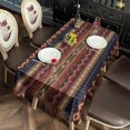 thumbnail image 3 of Boho Bohemia Geometric Line Art Rectangle Tablecloth 60"x102",Waterproof Polyester Rectangle Table Cloth, Wipeable Spillproof Polyester Tablecloth for Dining, Camping, Indoor and Outdoor, 3 of 6