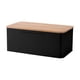 thumbnail image 2 of Caja de almacenamiento de pan para hornear con tapa de madera para cocina, cajas de almacenamiento de alimentos herméticas y resistentes al polvo, material cerámico de excelente calidad Akmoler, 2 of 6