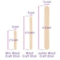 thumbnail image 2 of Craft County Wood Craft Sticks - Pack of 500, 2 of 5