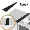 thumbnail image 3 of Wovilon Kitchen Gadgets 1/2 Pack Silicone Covers Heat Resistant Flexible Stovetop Filler Between Counters And Cooktops Seamless Fit Hidden Oven Side Guard, 3 of 9