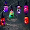 thumbnail image 4 of Halloween Hanging Light Ghost Shaped LED Ghost Lamp Battery-Powered Colorful Ghost Light for Halloween Party Bar Outdoor Garden Decor, 4 of 7