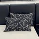 thumbnail image 5 of Juego de Funda Nórdica Reina Hojas Blancas Líneas Impresas, 3 Piezas Suave Juego de Cama 1, 5 of 8