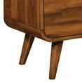 thumbnail image 3 of Benzara Wooden Nightstand with 2 Drawers, Dark Walnut Brown, 3 of 5