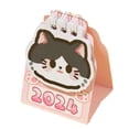 thumbnail image 3 of CSChome Cartoon Desk Calendar Desk Calendar Cute Cartoon Design Portable Space-Saving Coil Planner for Daily Organization, 3 of 7