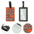 thumbnail image 3 of Unique Bargains 1 Pc PUT Pattern Luggage Tag for Travelling Orange, 3 of 4