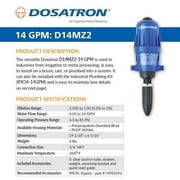 Dosatron D14MZ2 D14MZ2VFII Water Powered Doser Injector
