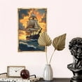 thumbnail image 3 of HELLOYOUNG Nautical Sailing Boat Metal Sign 8x12 Inch Vintage Wall Art, Antique Look Coastal Decor for Home Bar Cafe, Rustic Sailboat Tin Poster, 3 of 12