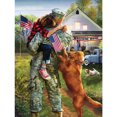 thumbnail image 2 of Cuadros Decorativos 5D DIY Diamond Painting Yellow Dog and Owner Full Round Drill Decor (X544) Wdftyju embutido en tela, 2 of 9