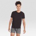 thumbnail image 2 of Hanes Men's Premium 4pk Slim Fit Crew Neck T-Shirt - Black, Large, 2 of 2