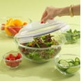 thumbnail image 5 of JoyFul Glass Mixing Bowl Set with Airtight Black Lids, 5 of 12
