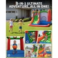 thumbnail image 4 of OUYAWEI 5-in-1 Inflatable Bounce House Slide Water Pool Basketball Hoop 840D+420D Oxford Colorful, 4 of 7
