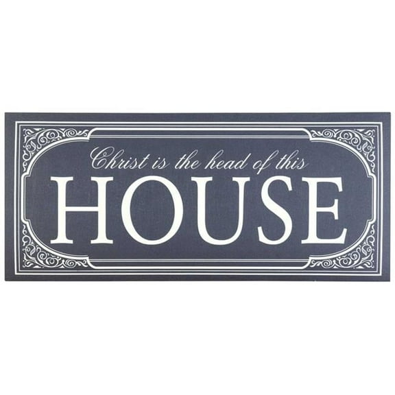 Magnolia Gardens DMI-3 9.75 x 21.875 in. Christ Is The Head Insert Doormat