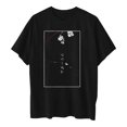 thumbnail image 4 of Blusa holgada informal con hombros descubiertos y estampado de cuello redondo para mujer Fridja  gope90, 4 of 5