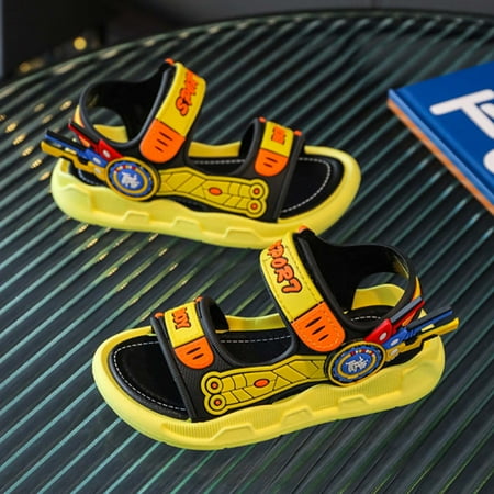 

QISIWOLE Summer Middle And Big Boys Outdoor Non-slip Soft-soled Beach Sandals Clearance !
