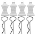 thumbnail image 2 of Type de R Corps Corps Clips Pin Rc Corps Clip Pin 4Pcs Alliage d'Aluminium Rtype Corps de Voiture Clips Broche avec Support de Fixation pour 1 10 Rc CarBlue, 2 of 8