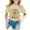 Beige, variant on Tiijoy Toddler Girls Birthday T-Shirt Cute Letter Print Short Sleeve T Shirt, Sizes 1-2T