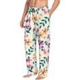thumbnail image 2 of Daiia Cute Flower Men's Sleep Pant with Pockets and Drawstring,Pajama Pants-Large, 2 of 9