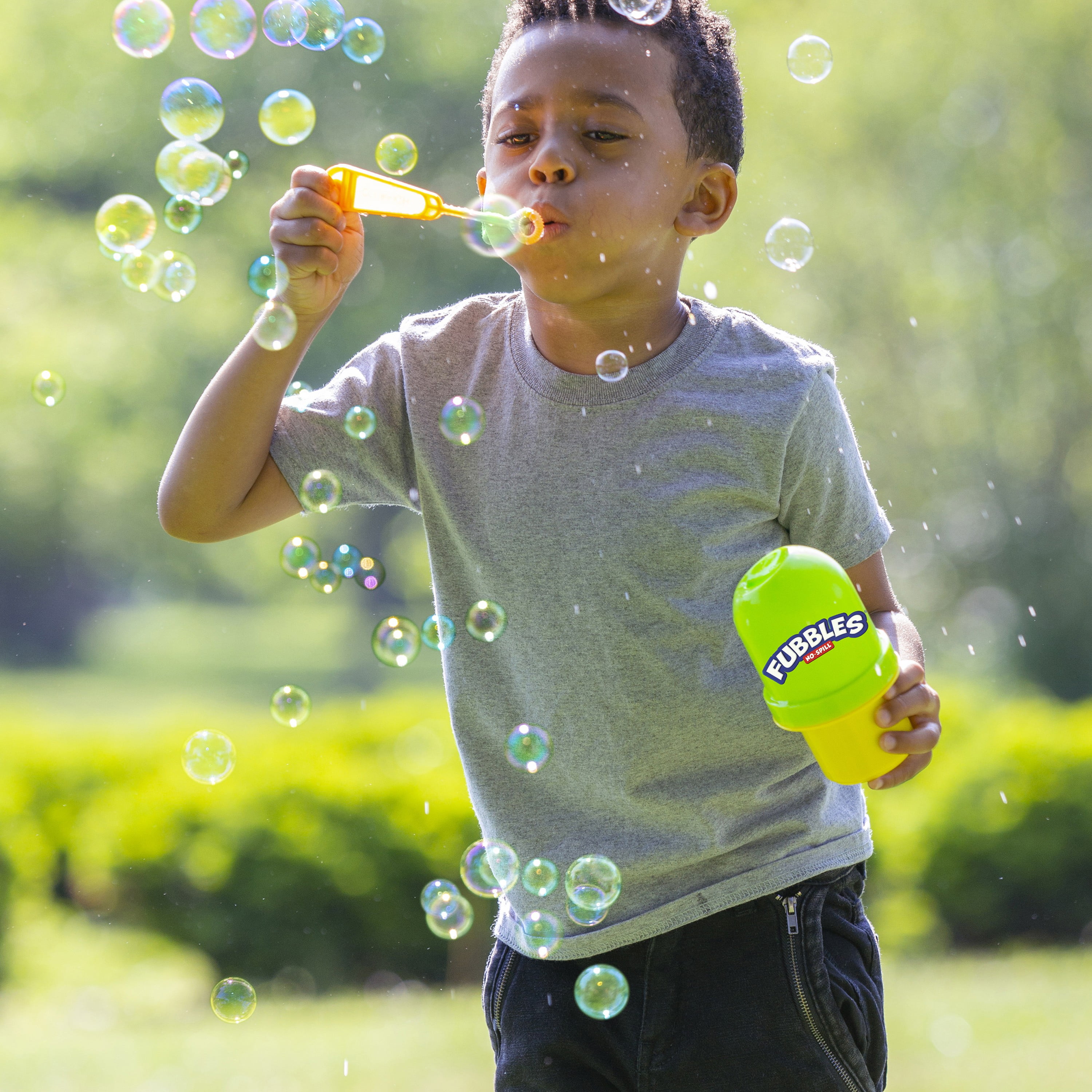 Bubble Toy Fubbles Antigoteo – Varita De Burbujas Divertida Para Niños De 1 A 3 Años