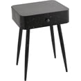 thumbnail image 4 of Meridian Furniture Rylan Table de Nuit en Fer Noir, 4 of 10