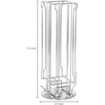 thumbnail image 2 of MyGift 20 Capsule Chrome-Plated Rotating Coffee Pod Dispenser Holder, 2 of 6
