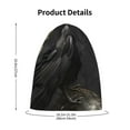 thumbnail image 4 of Sikiie Gothic Raven Portrait Toddler Beanie Kids Beanie Hat Warm Winter Hats for Boys Girls Knit Cap, 4 of 7