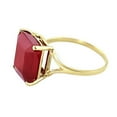thumbnail image 3 of Galaxy Gold 14K Solid Gold 7.5 Carat Natural Ruby Ring for Women - Yellow Gold Fine Jewelry, 3 of 4