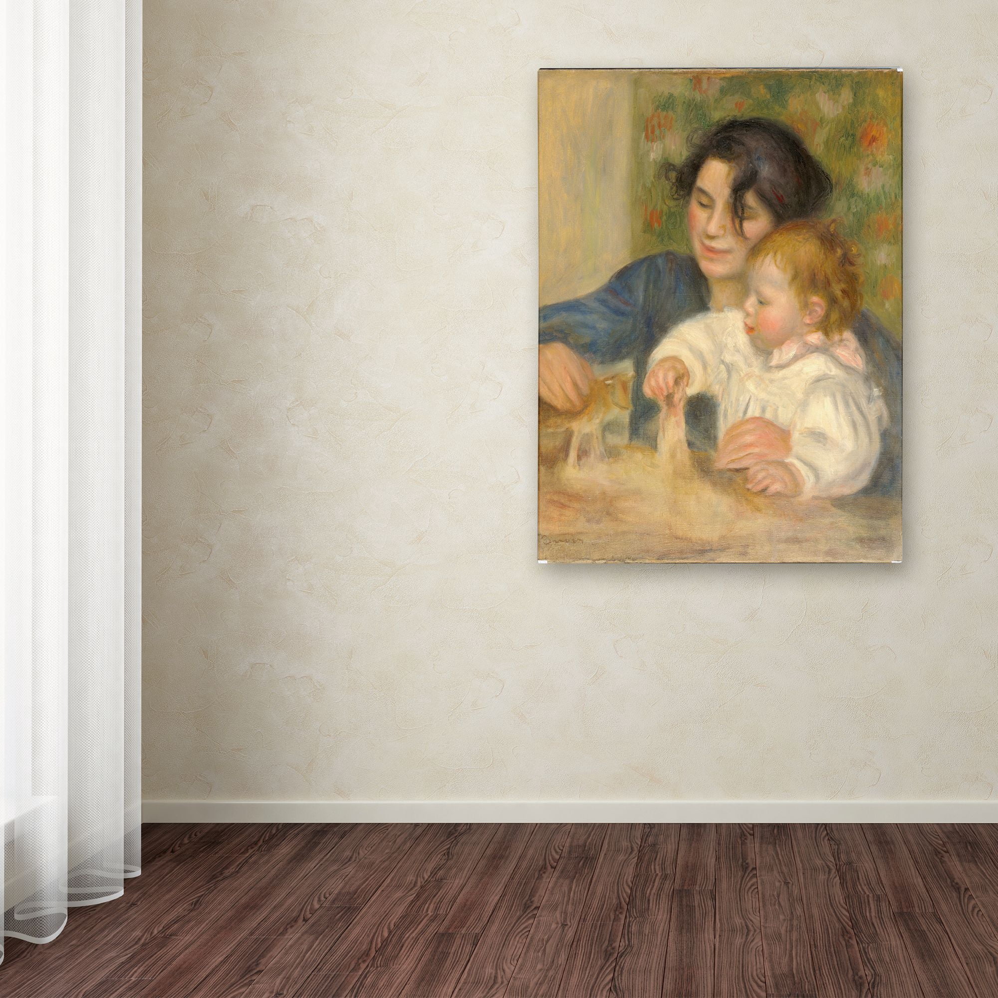 Renoir 'Gabriel And Jean' Canvas Art
