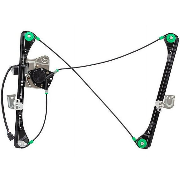 Left Power Window Regulator and Motor Assembly - Compatible with 1999 - 2005 Pontiac Grand Am Coupe 2-Door 2000 2001 2002 2003 2004